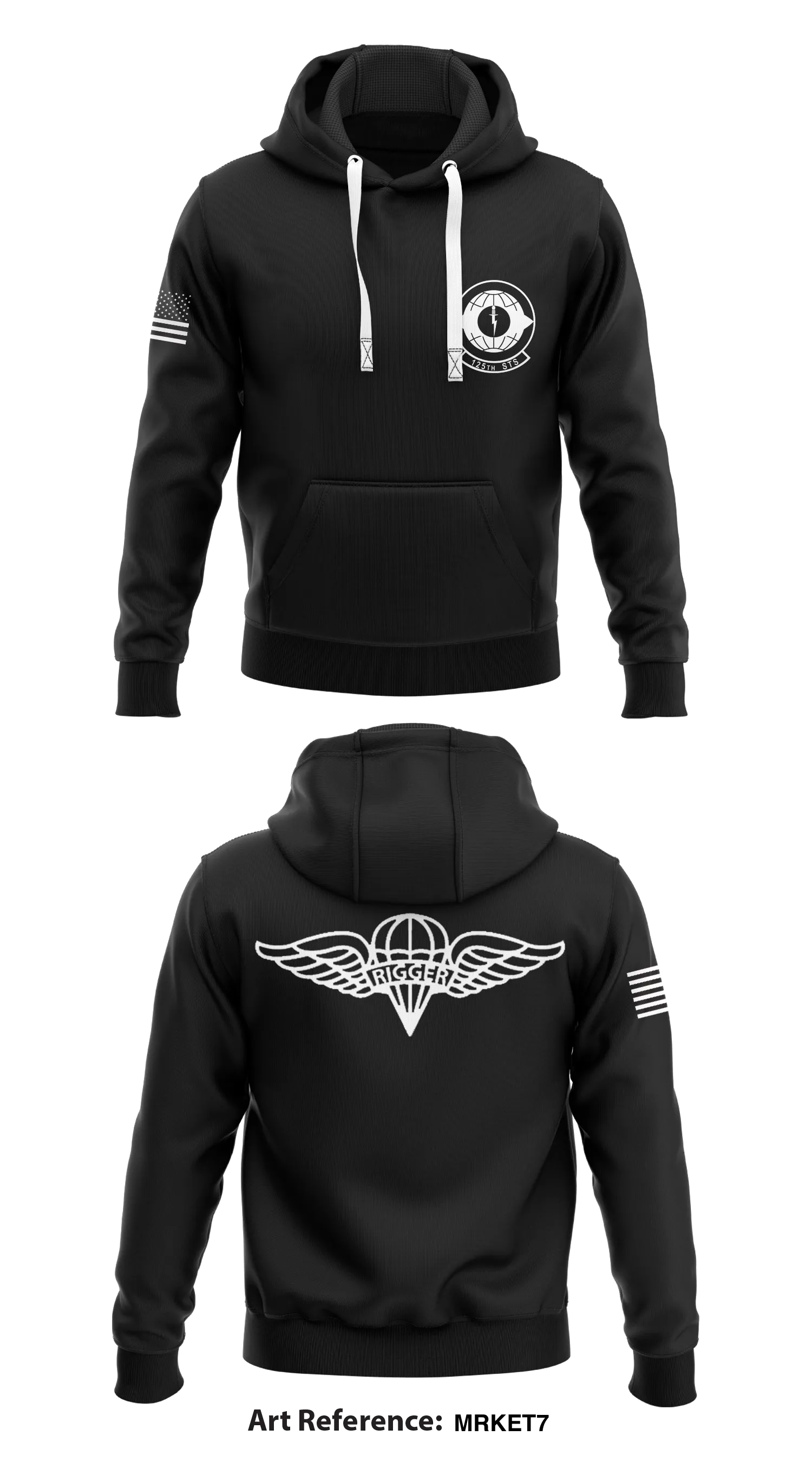 125th Special Tactics Store 1  Core Men's Hooded Performance Sweatshirt - mrKET7