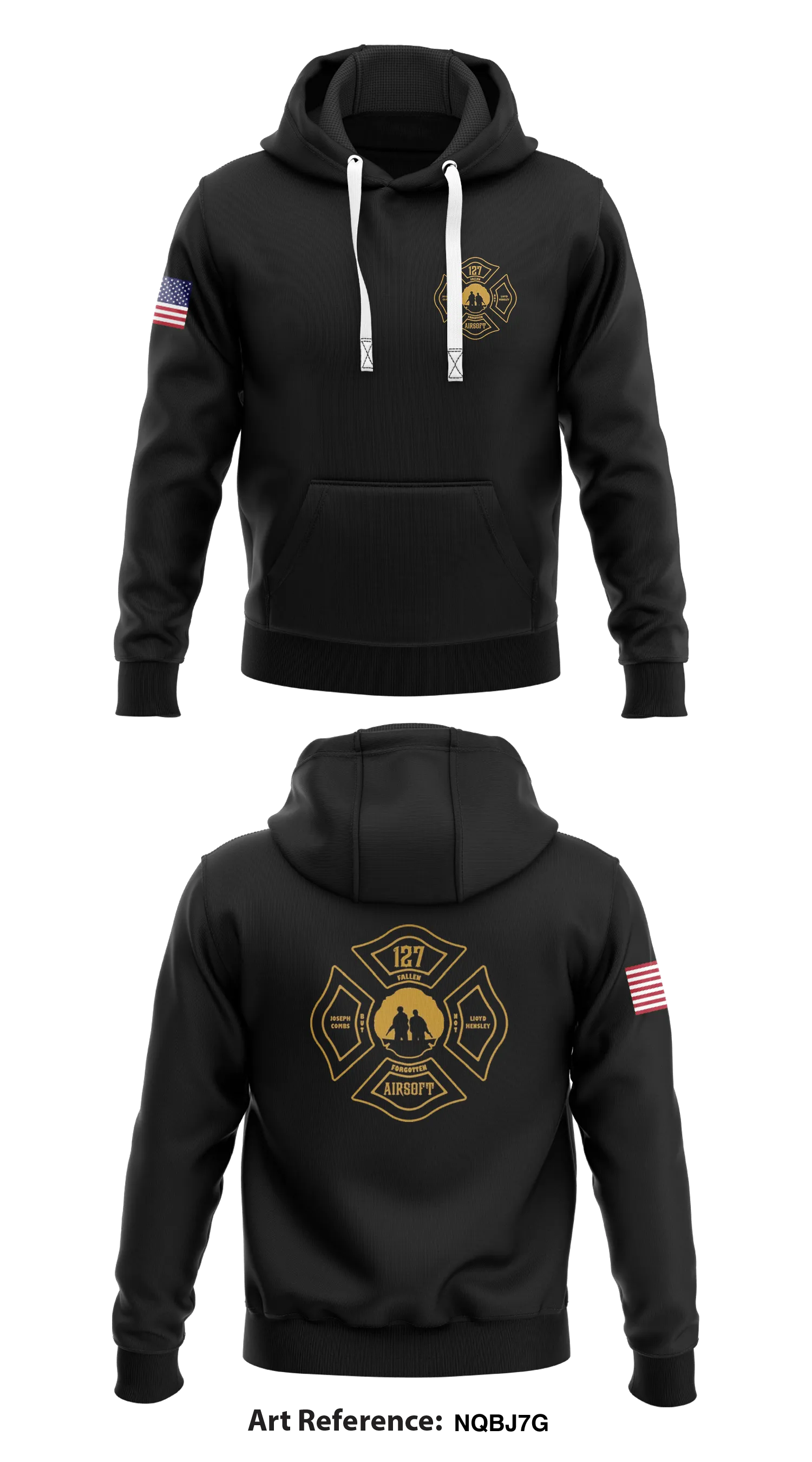 127 Airsoft127 Airsoft Store 1 Core Men's Hooded Performance Sweatshirt - NqbJ7G