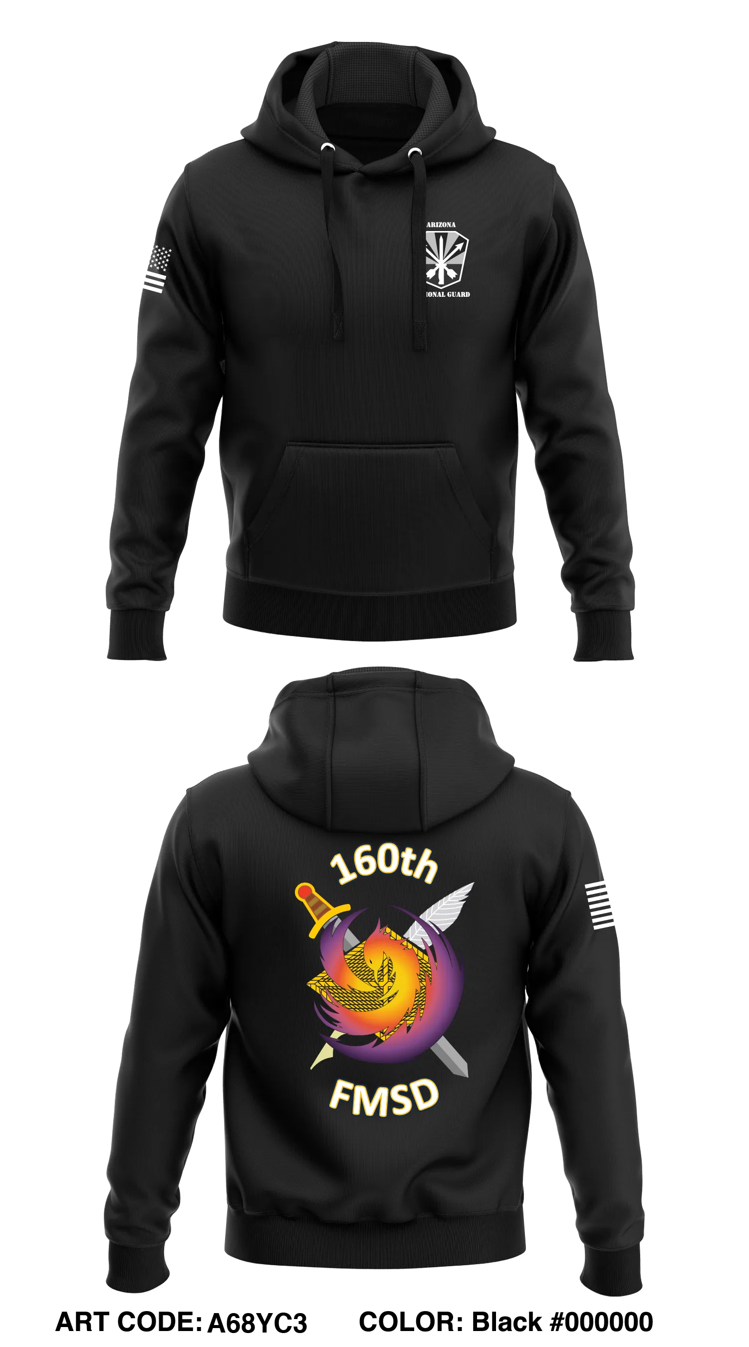 16th FMSD  Core Men's Hooded Performance Sweatshirt - A68YC3