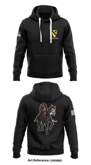 1st Cavalry Division Horse Cavalry Detachment  Store 1  Core Men's Hooded Performance Sweatshirt - dsrmbD