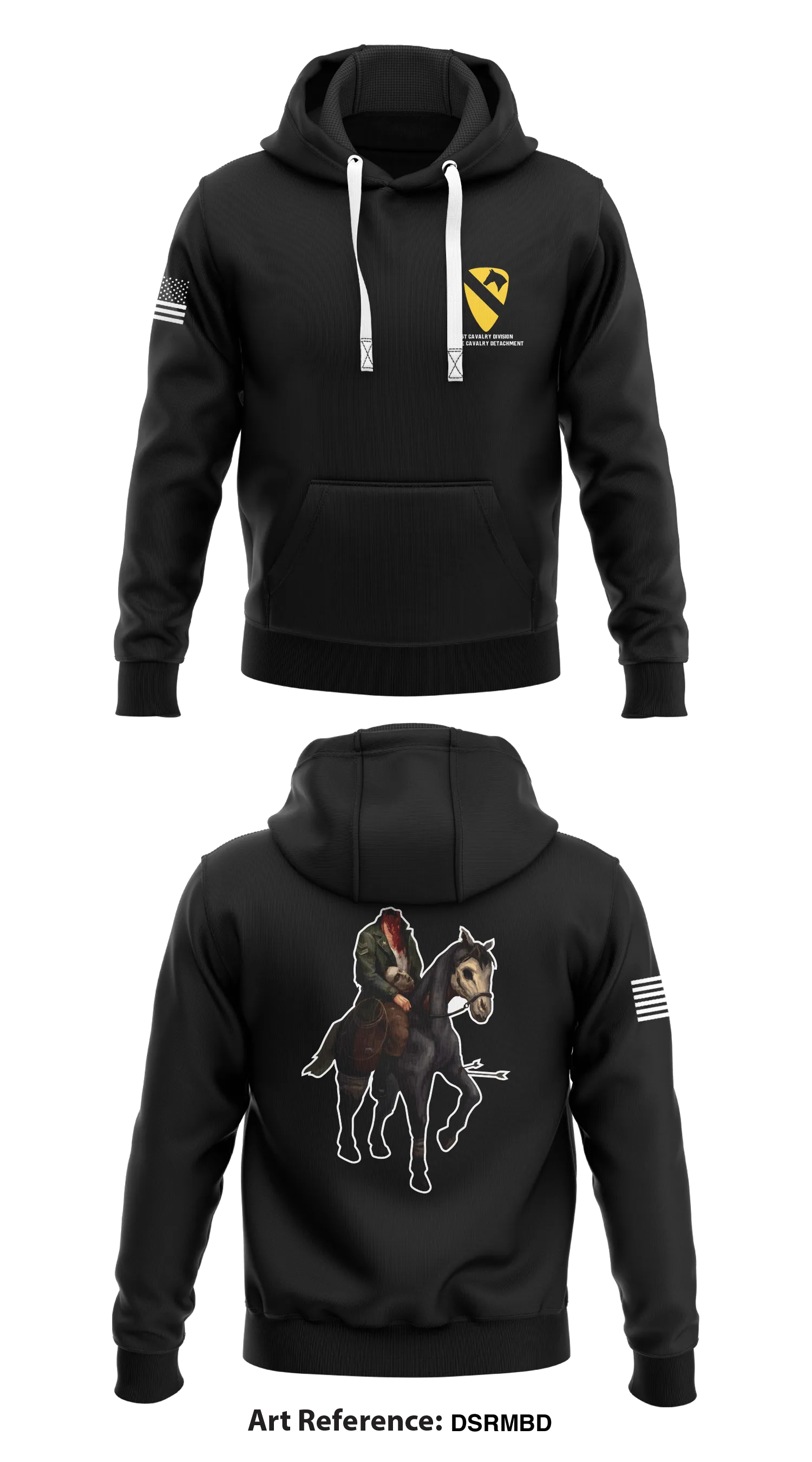 1st Cavalry Division Horse Cavalry Detachment  Store 1  Core Men's Hooded Performance Sweatshirt - dsrmbD