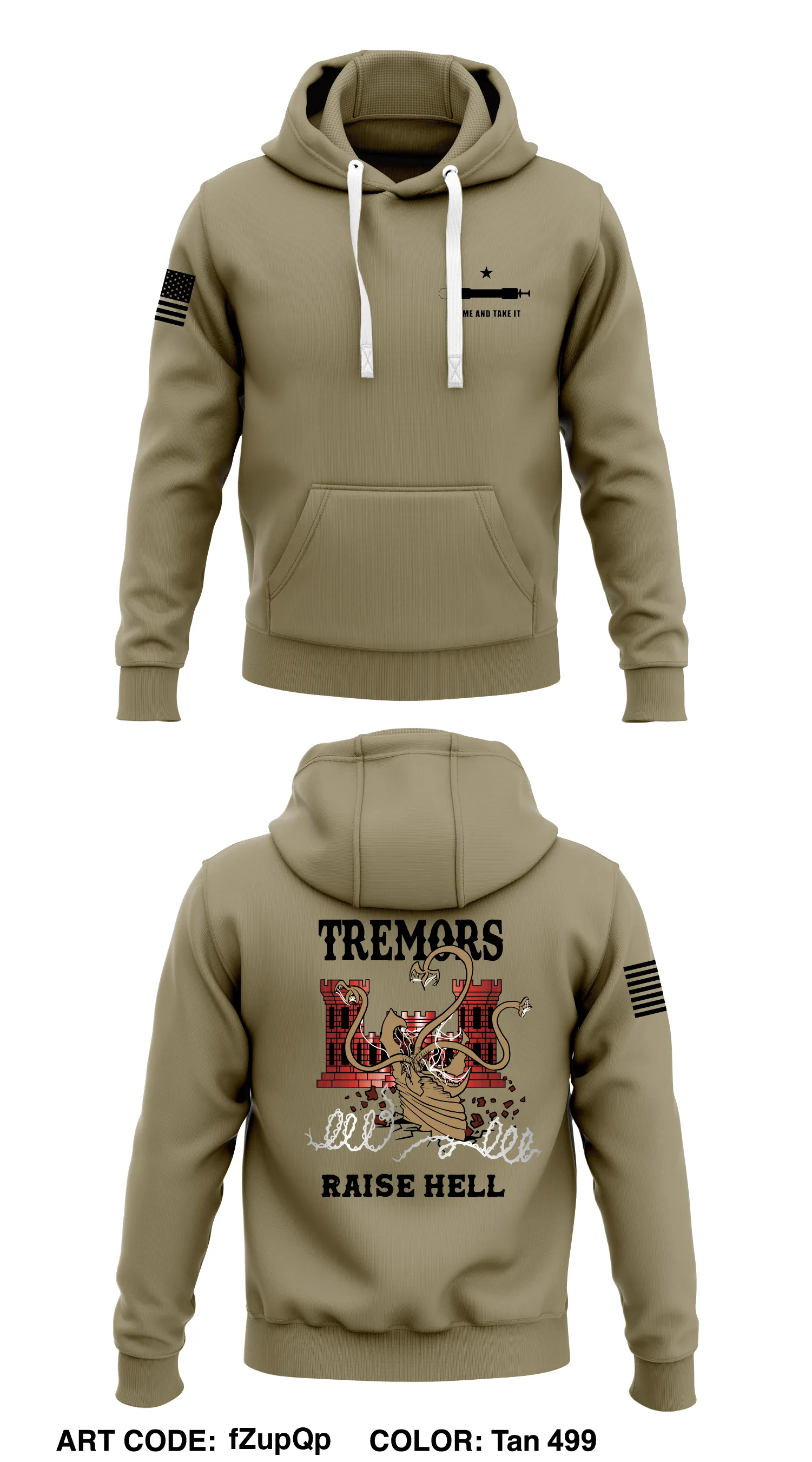 1st Platoon ACOY 8BEB Store 1  Core Men's Hooded Performance Sweatshirt - fZupQp
