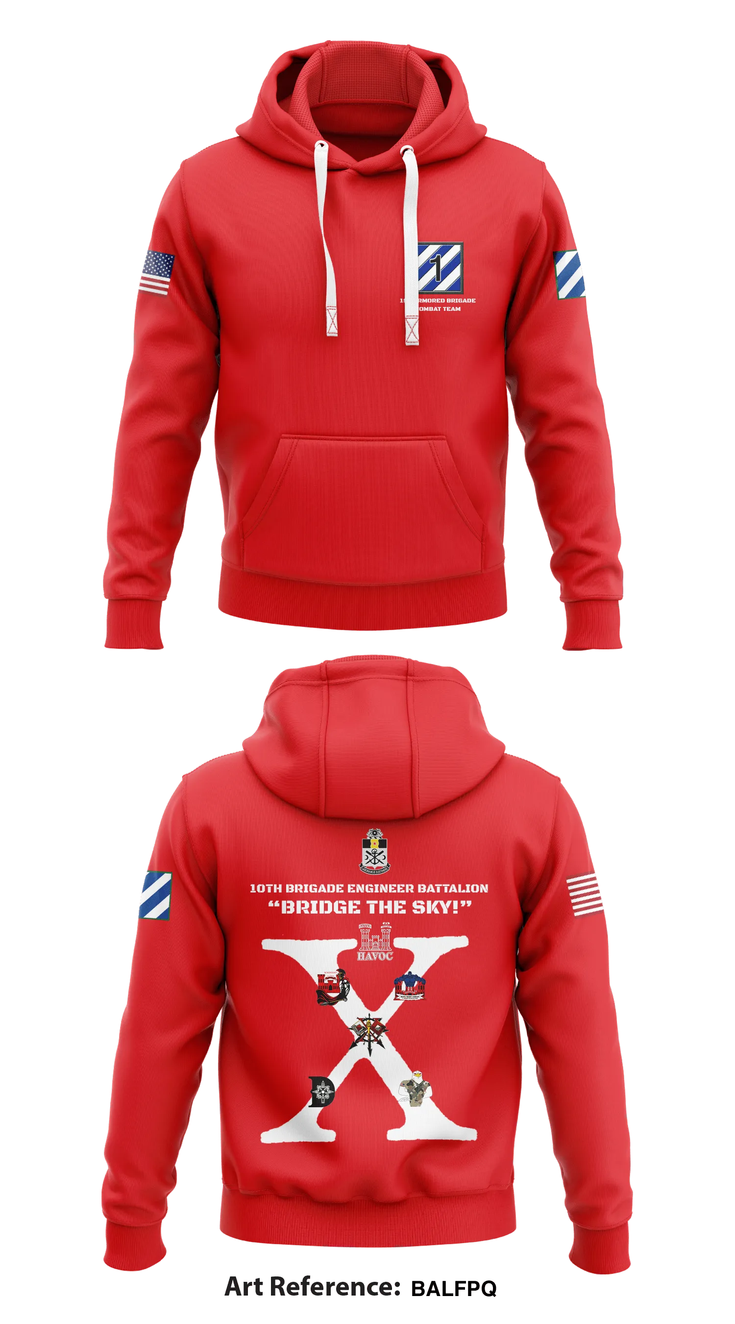 1th Brigade Engineer Battalion Store 1 Core Men's Hooded Performance Sweatshirt - BaLFPQ