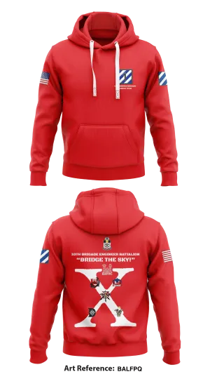 1th Brigade Engineer Battalion Store 1 Core Men's Hooded Performance Sweatshirt - BaLFPQ