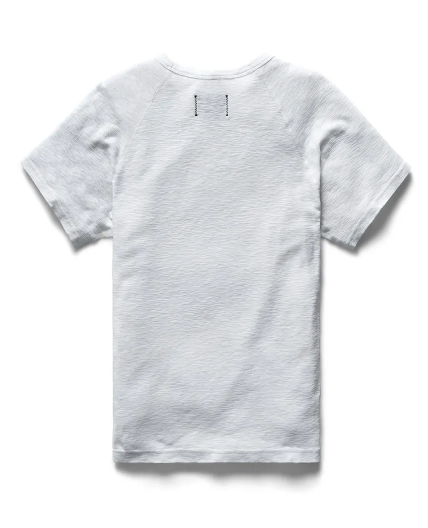 1X1 Slub T-Shirt White
