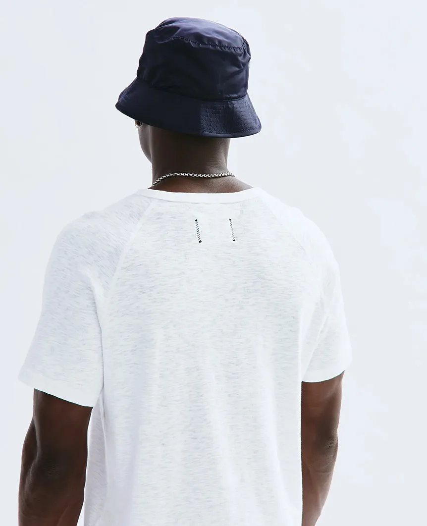 1X1 Slub T-Shirt White