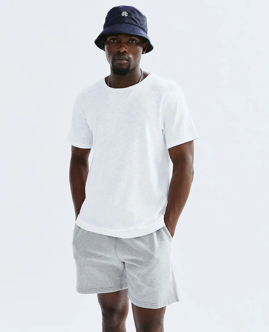 1X1 Slub T-Shirt White