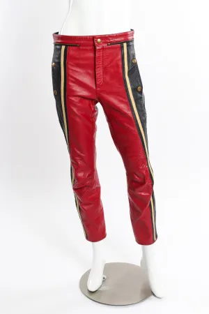 2016 F/W Leather Moto Pant
