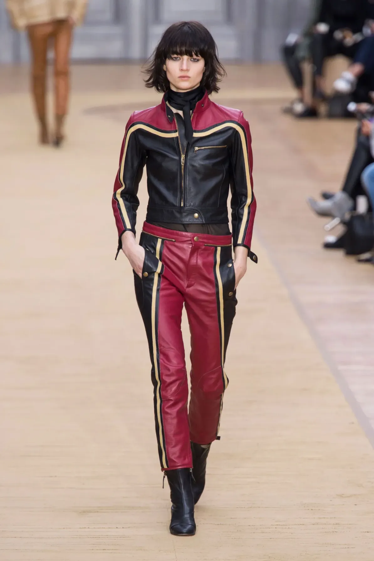 2016 F/W Leather Moto Pant