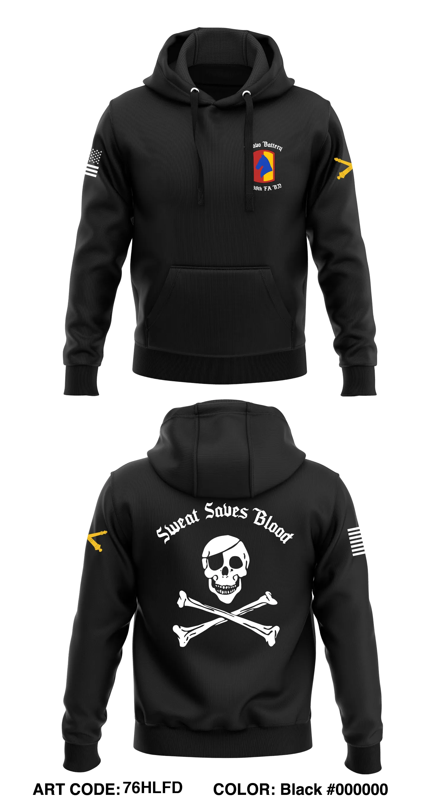 2/138 FA Bravo Battery Store 1  Core Men's Hooded Performance Sweatshirt - 76HLFD