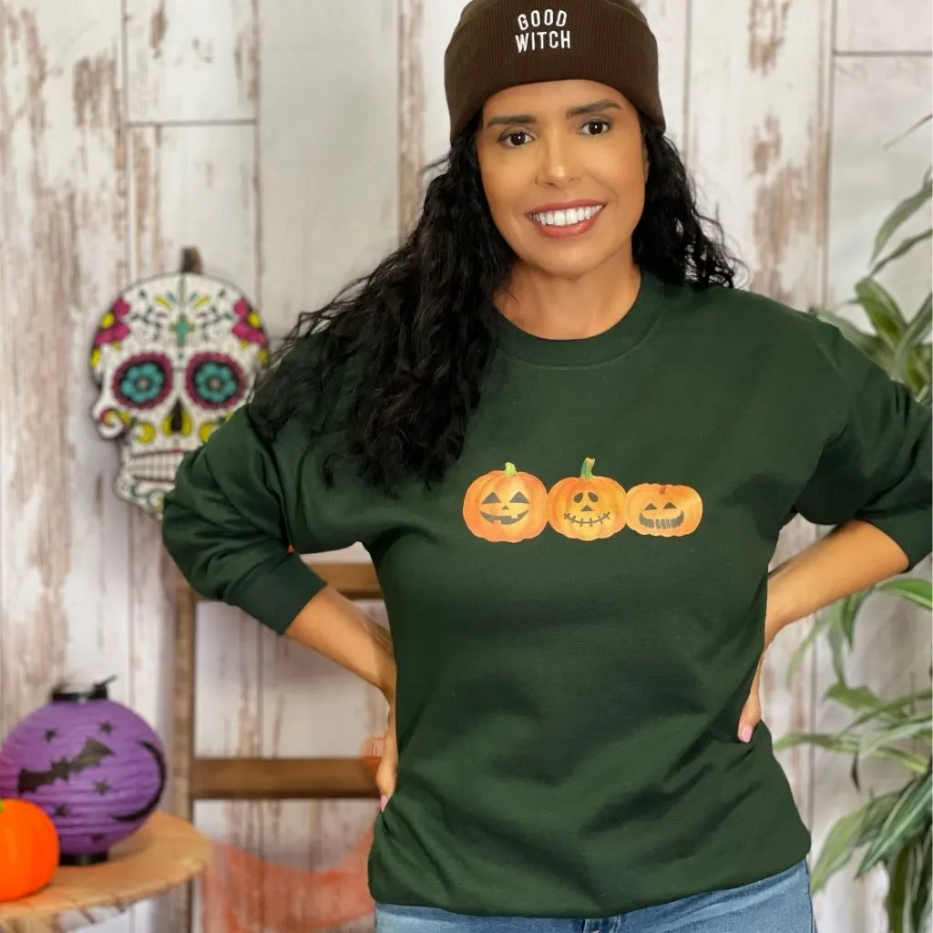 3 Pumpkin Unisex Oversized Sweatshirt