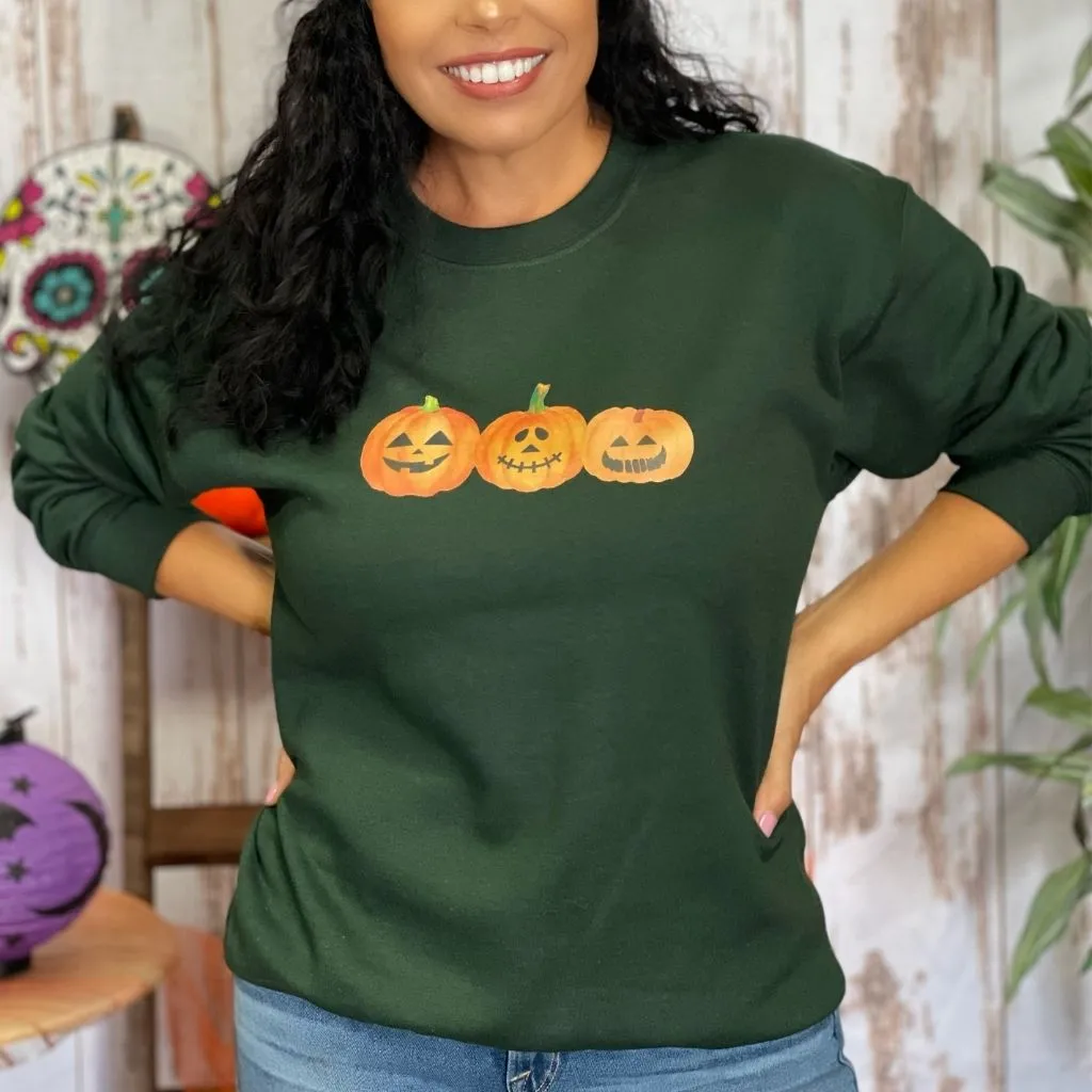 3 Pumpkin Unisex Oversized Sweatshirt