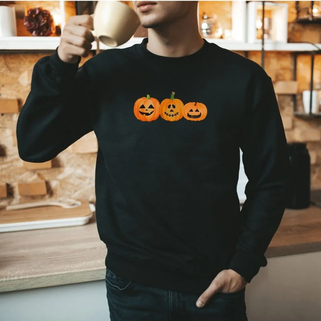 3 Pumpkin Unisex Oversized Sweatshirt