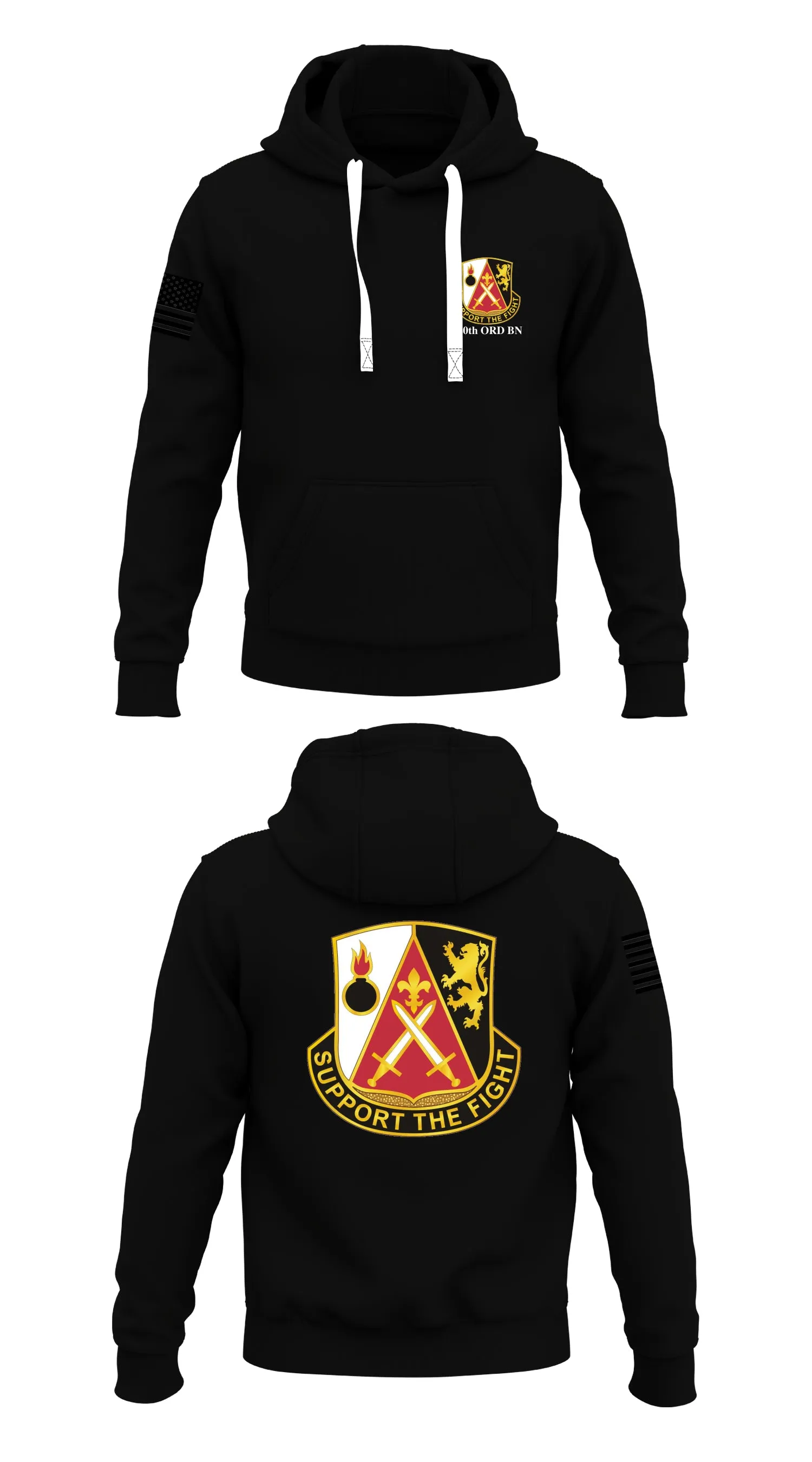32th Ordnance Battalion  Store 1  Core Men's Hooded Performance Sweatshirt - 43317213720