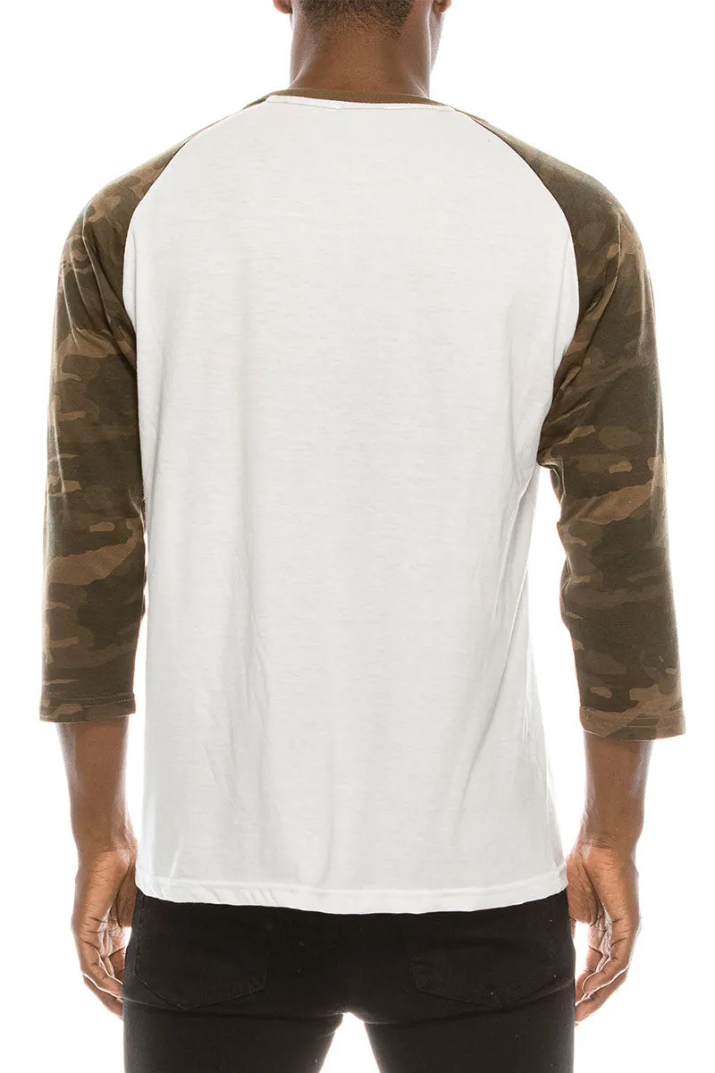3/4 Sleeve Raglan T-shirts