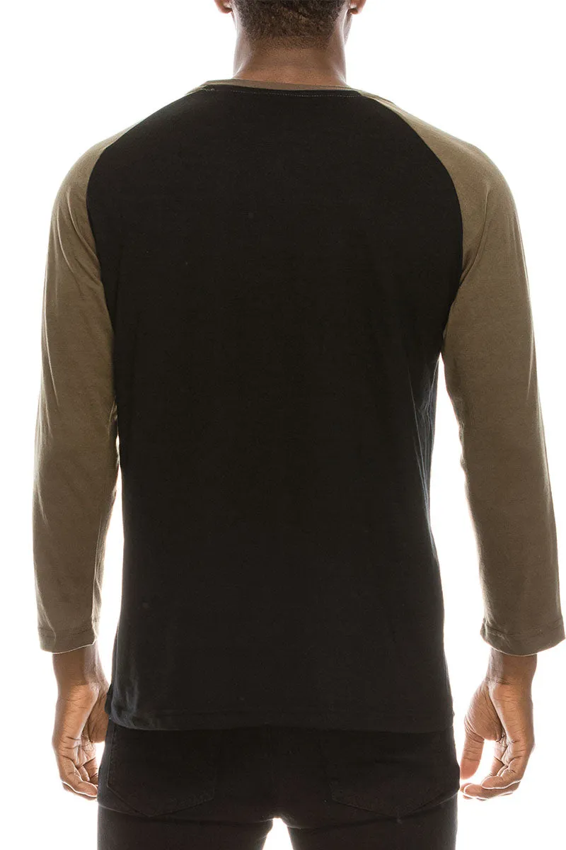 3/4 Sleeve Raglan T-shirts
