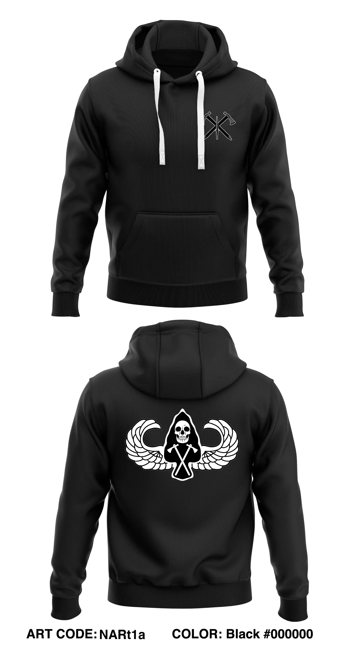 412th CA BN (A) (T) Store 1  Core Men's Hooded Performance Sweatshirt - NARt1a