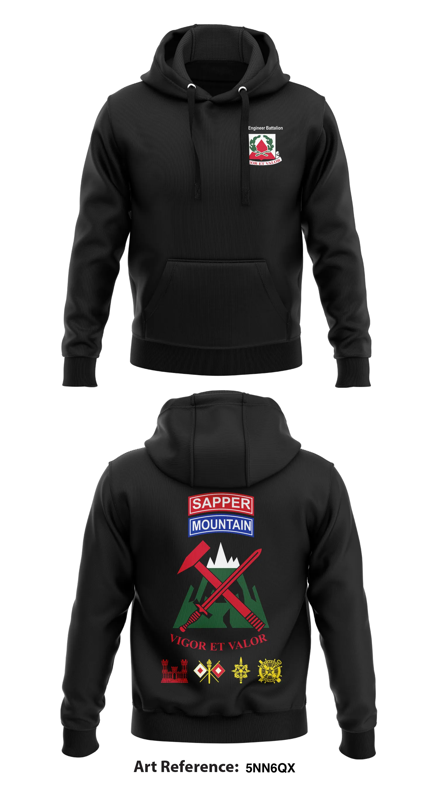 41ST BBE, 2 BCT, 1TH MTN DIV Store 1  Core Men's Hooded Performance Sweatshirt - 5nn6Qx