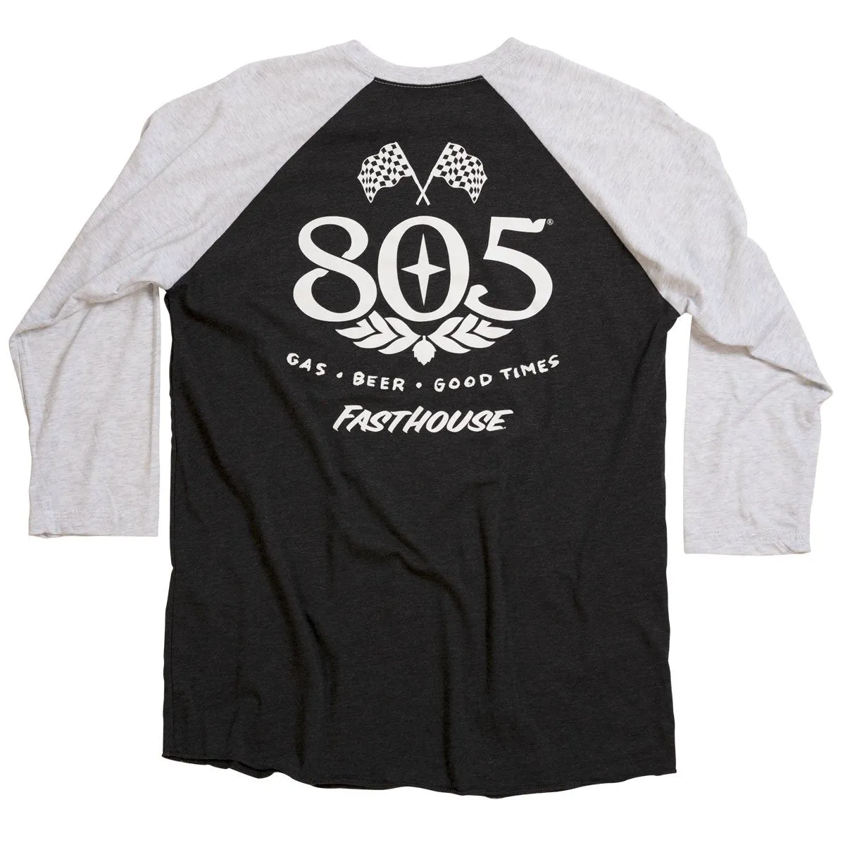 805 Women's Mantra Raglan - White/Black