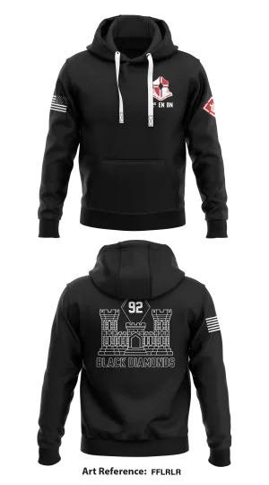 92nd EN BN  Core Men's Hooded Performance Sweatshirt - FfLrLr