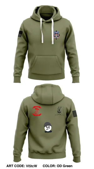 A Co, 1-51st, 4/25 Store 1  Core Men's Hooded Performance Sweatshirt - VI5tcW