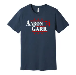 Aaron & Garr '74 - Atlanta Georgia Legends Political Campaign Parody T-Shirt - Hyper Than Hype Shirts
