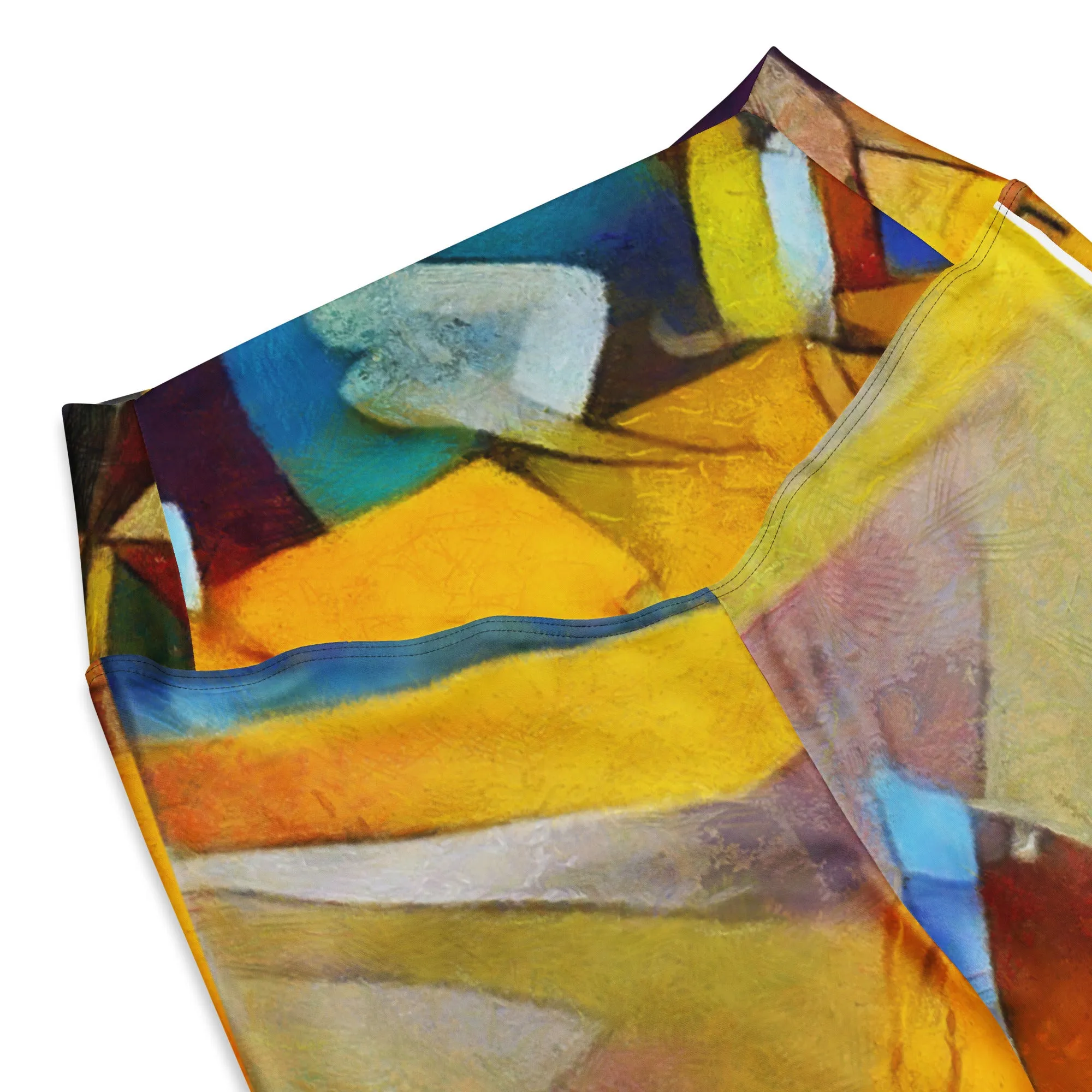 Abstract Splash Flare leggings