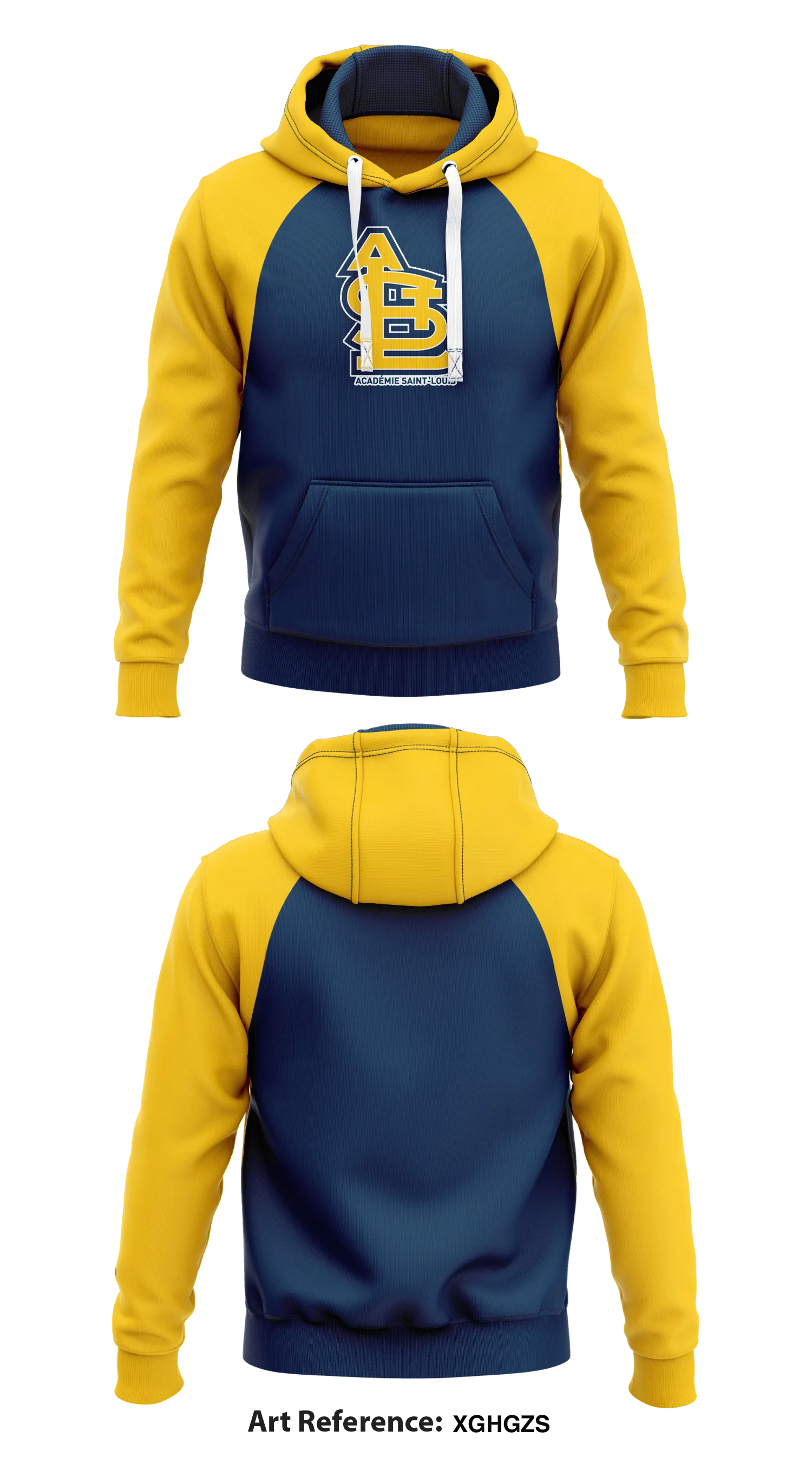 Académie Saint- Louis Store 1  Core Men's Hooded Performance Sweatshirt - XGHGZs