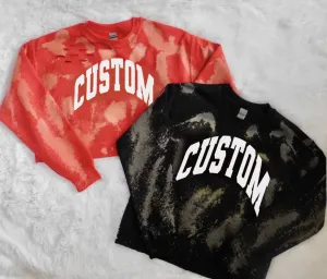 Acid Wash Crewneck