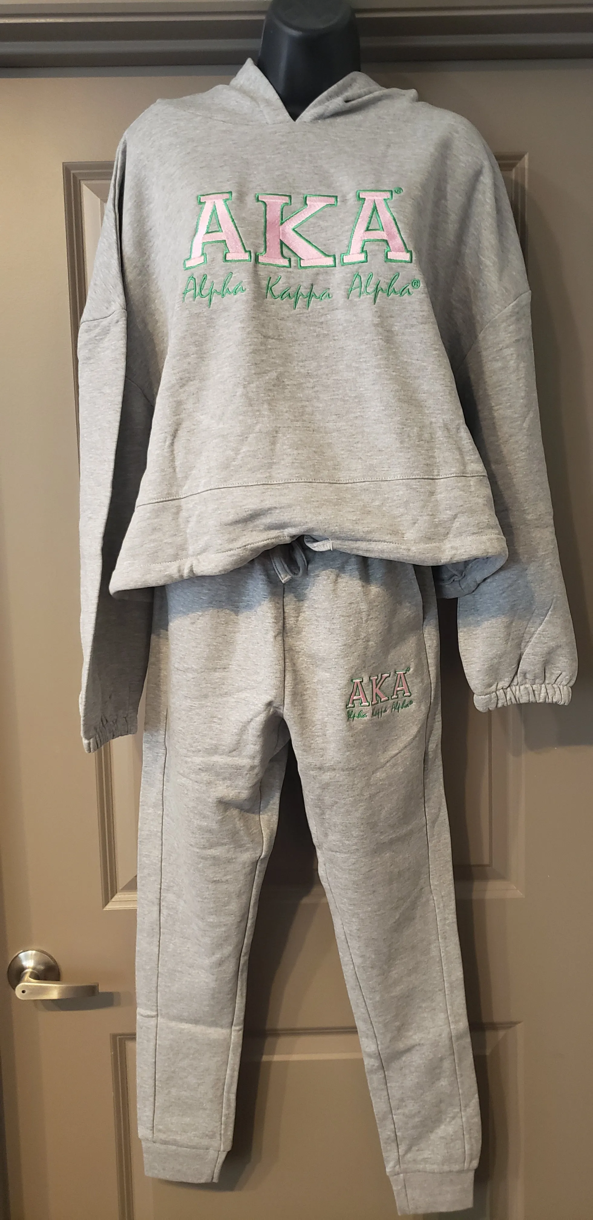 AKA Pink Sweatsuit(Bold)