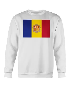 Andorian Flag Gildan Crewneck Sweatshirt