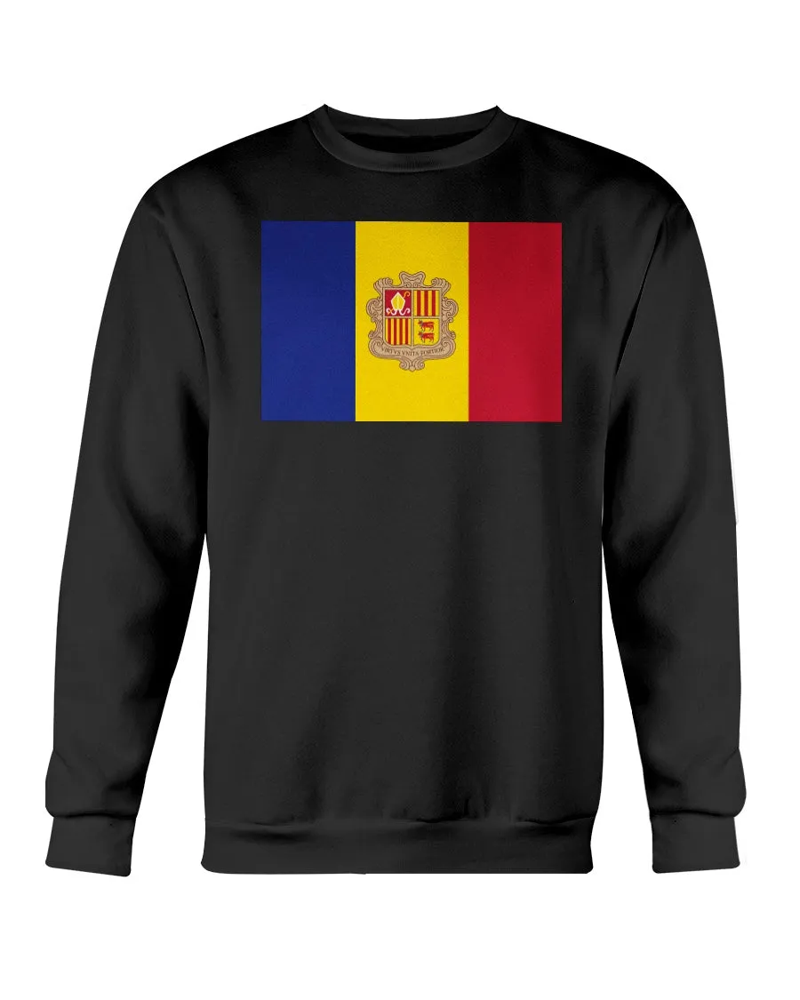 Andorian Flag Gildan Crewneck Sweatshirt