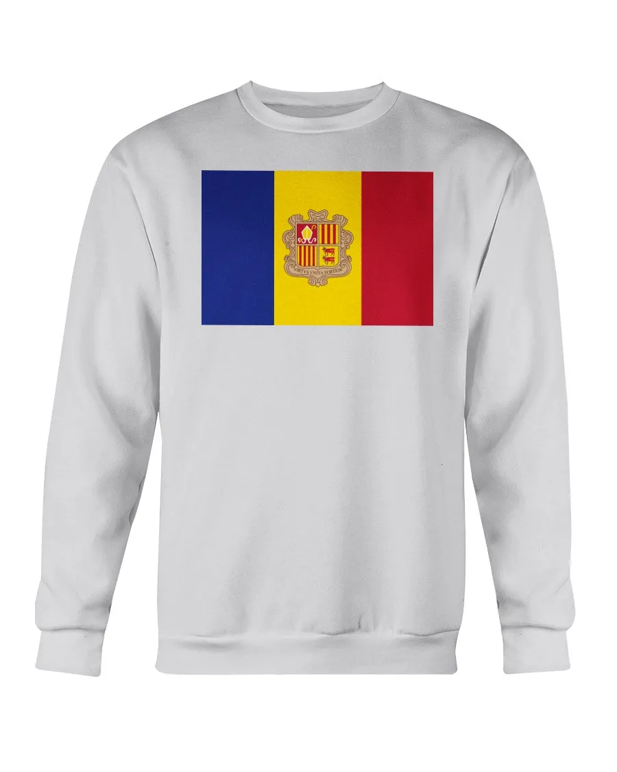 Andorian Flag Gildan Crewneck Sweatshirt