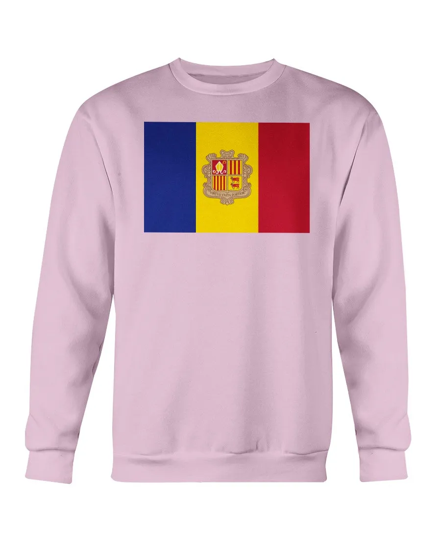 Andorian Flag Gildan Crewneck Sweatshirt