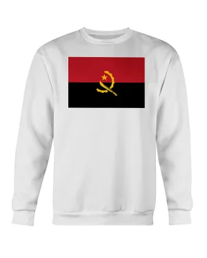 Angola Flag Gildan Crewneck Sweatshirt