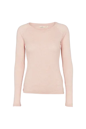 Arense LS Tee - Pink Melange