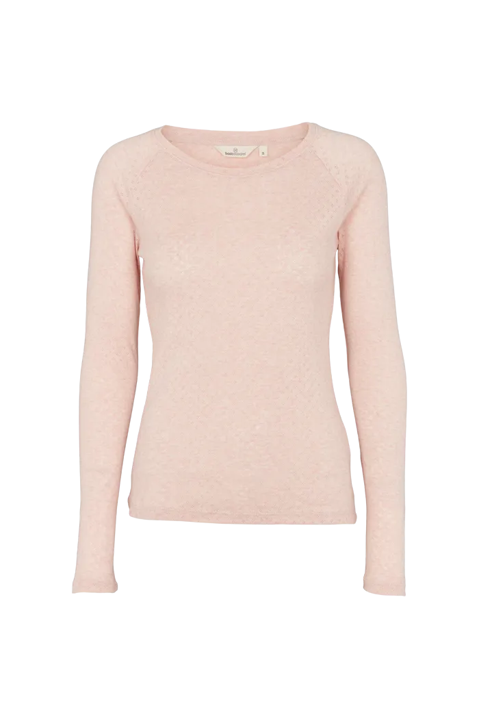 Arense LS Tee - Pink Melange