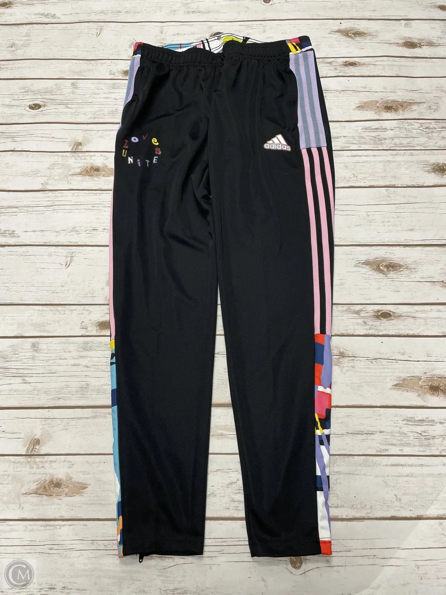 Athletic Pants By Adidas In Black, Size: M