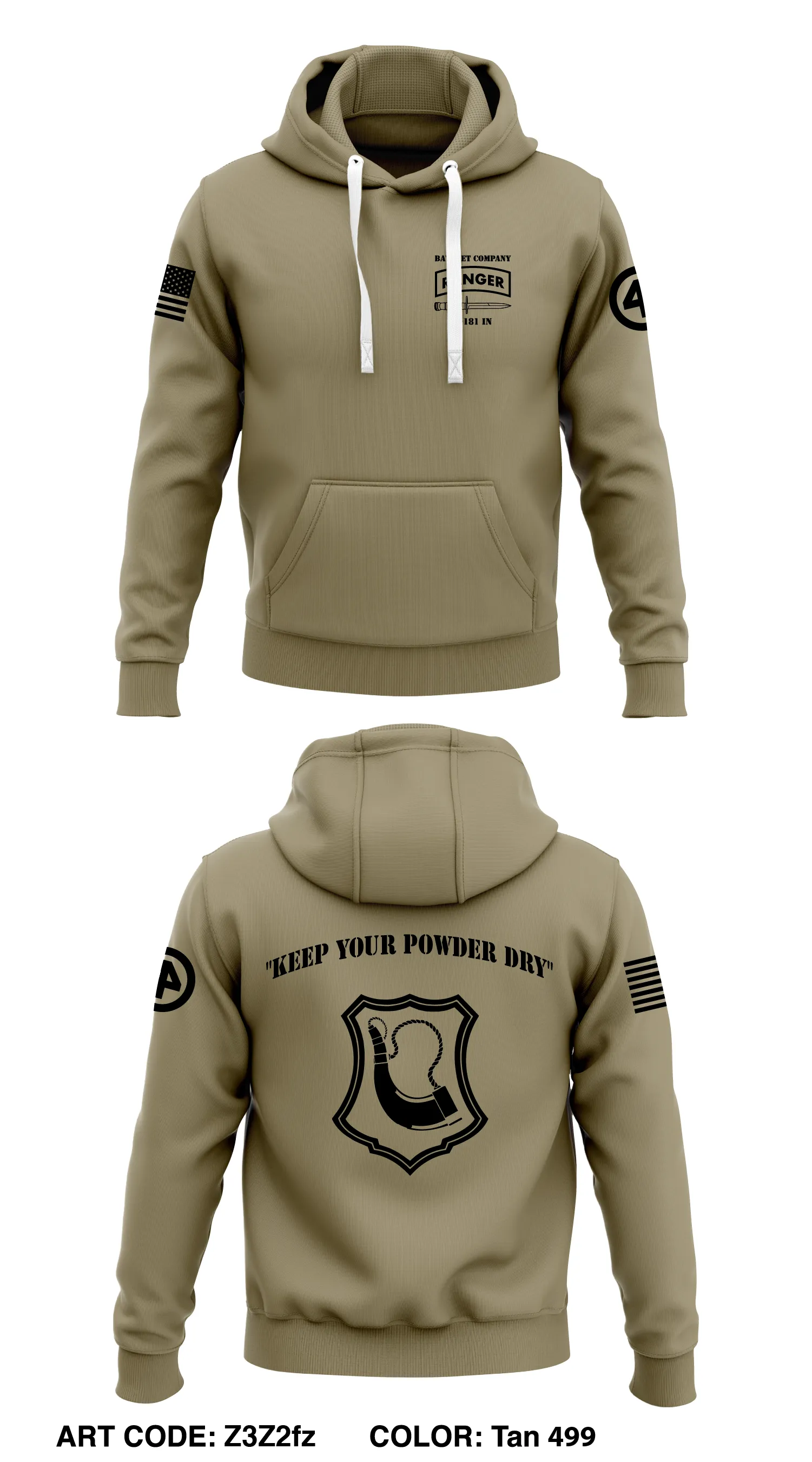 B Co 1-181 IN  Core Men's Hooded Performance Sweatshirt - Z3Z2fz