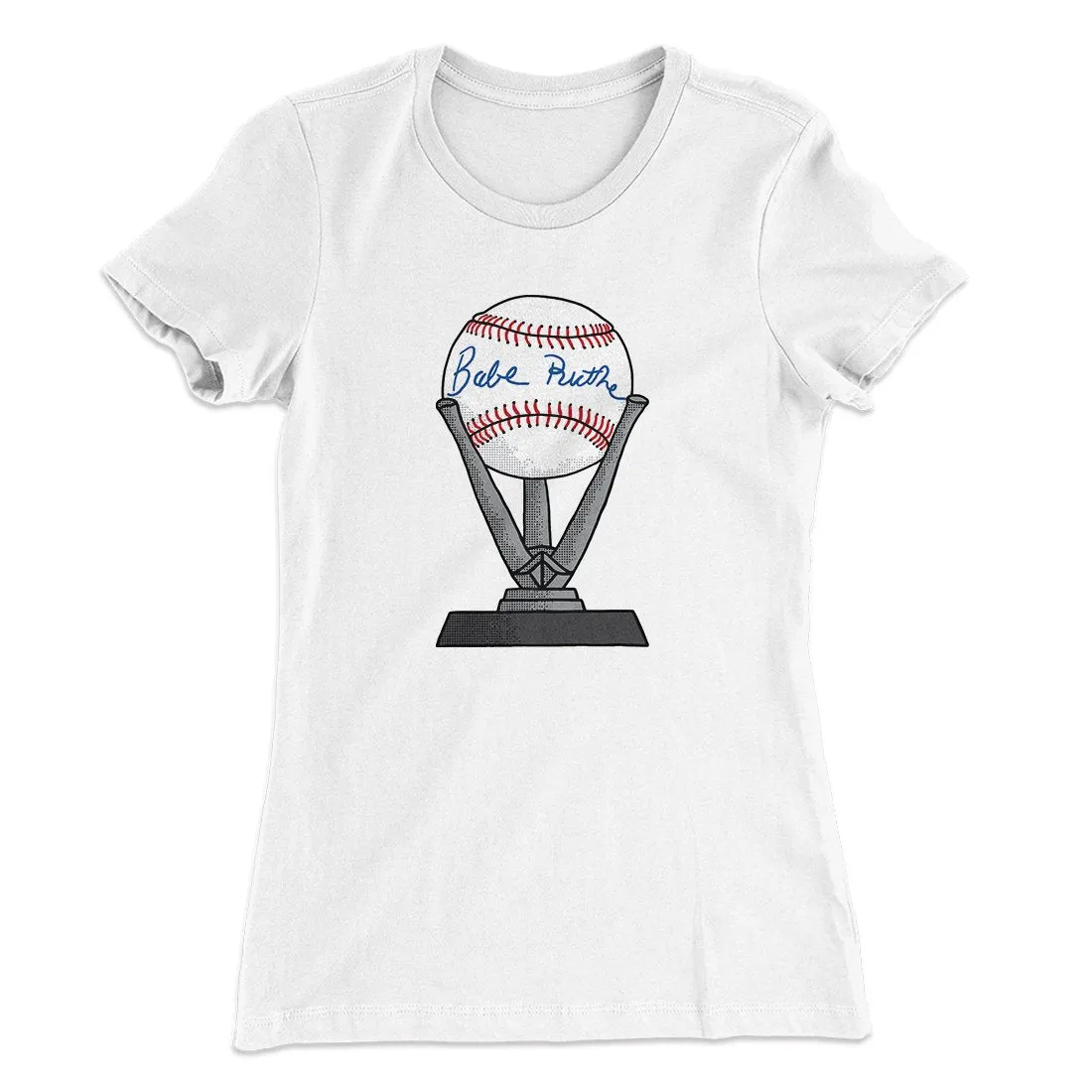 Babe Ruth Signed Ball Women's T-Shirt