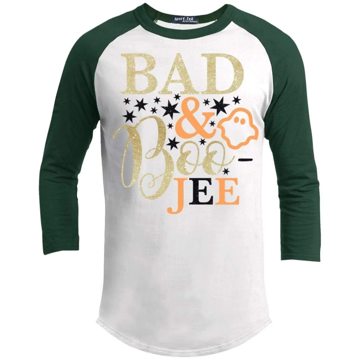 Bad and Boojee Glitter Raglan