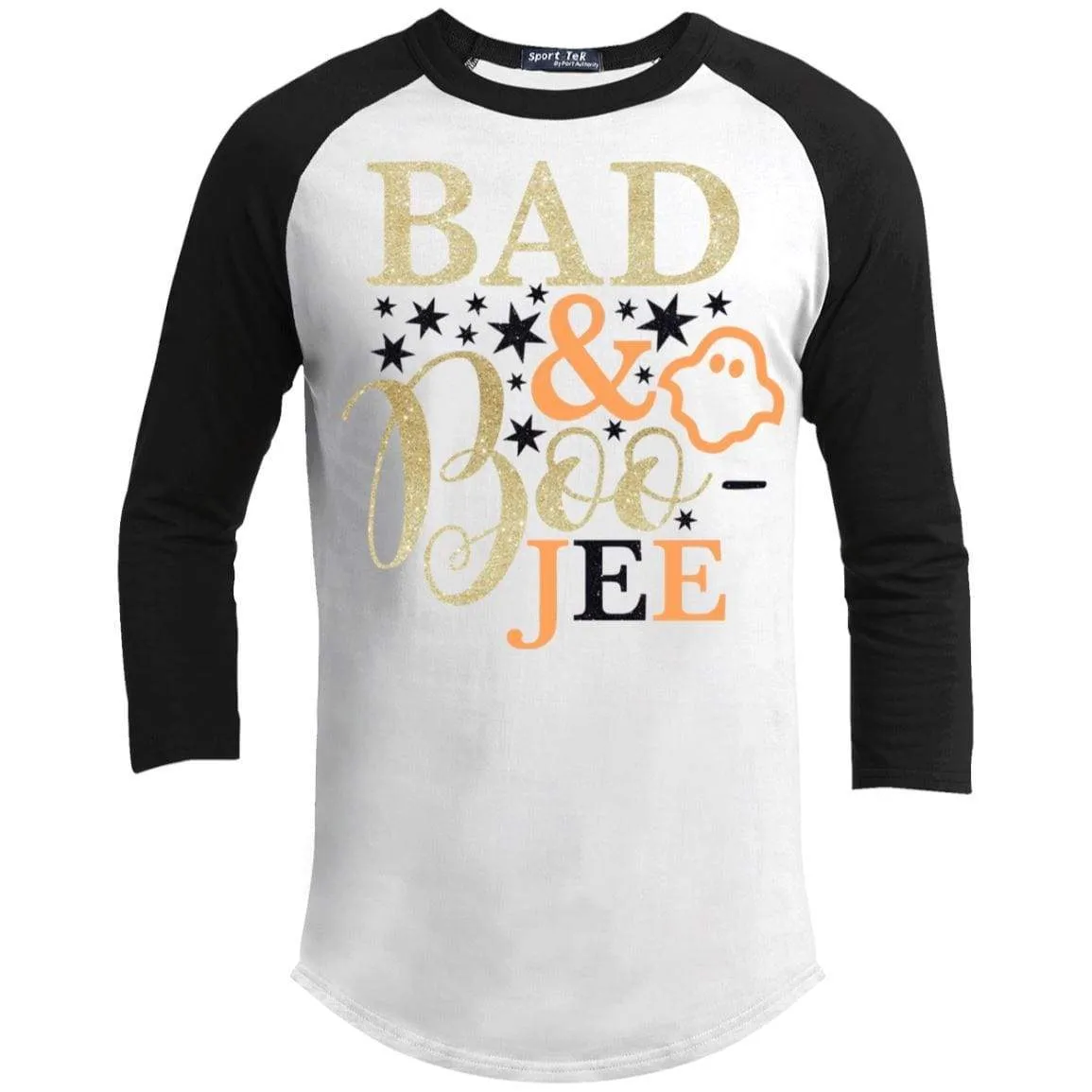 Bad and Boojee Glitter Raglan