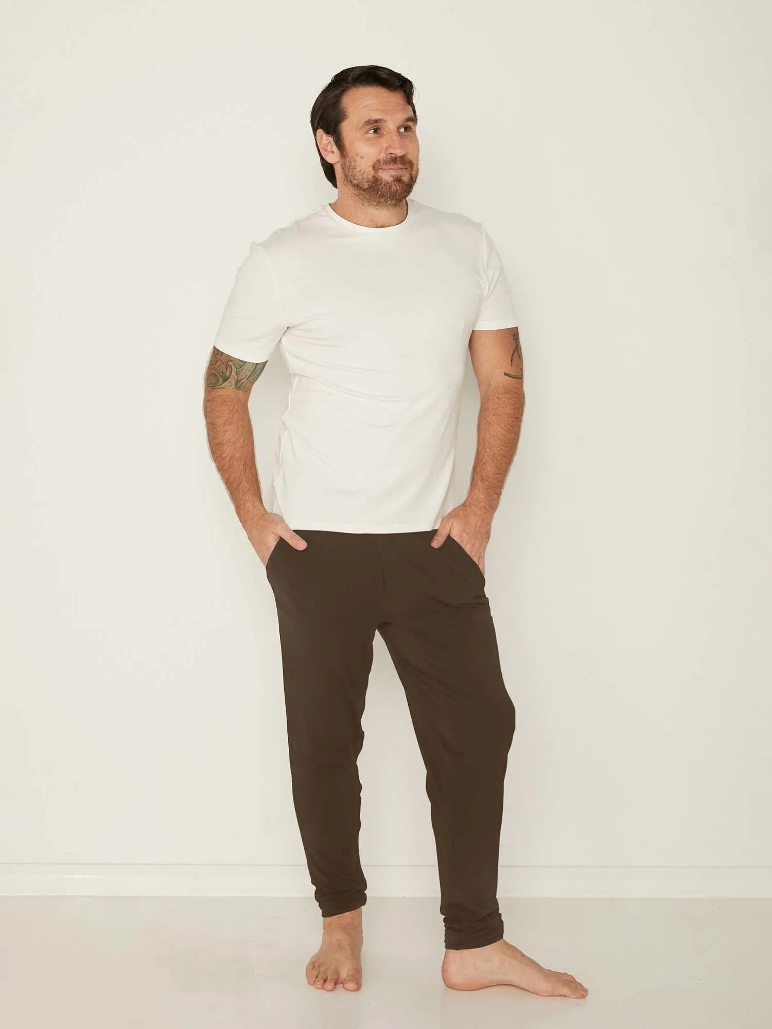 Bamboo Men's Essential Pants - Cocoa