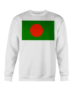 Bangladesh Flag Gildan Crewneck Sweatshirt