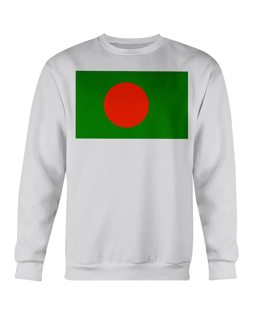 Bangladesh Flag Gildan Crewneck Sweatshirt