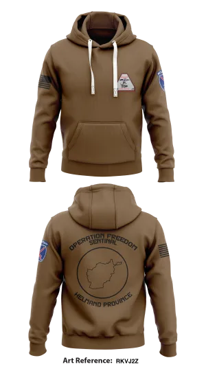 Banshee Troop, 3-71 Cav Store 1  Core Men's Hooded Performance Sweatshirt - RKVJ2Z