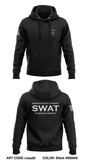 Barrow County Sheriff SWAT  Store 1  Core Men's Hooded Performance Sweatshirt - rmksBf