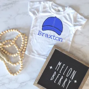 Baseball Cap with Name Tee