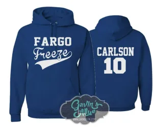 Baseball Hoodie | Customize with your Team & Colors | Adult or Youth Sizes
