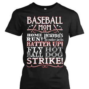 Baseball Mom Batter Up Shirt